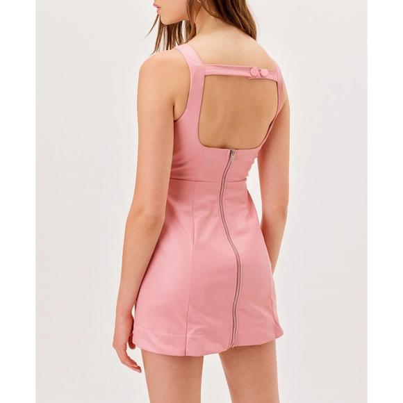 NEW FOR LOVE & LEMONS talia mini dress in pink - Picture 2 of 2